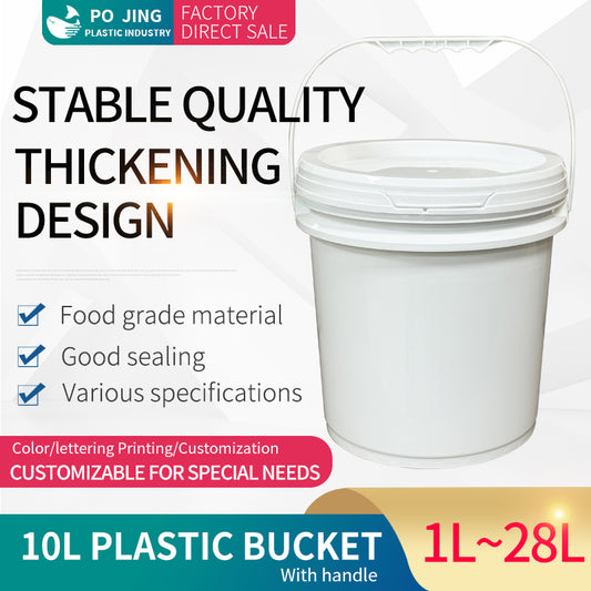 10l plastic barrels with handles