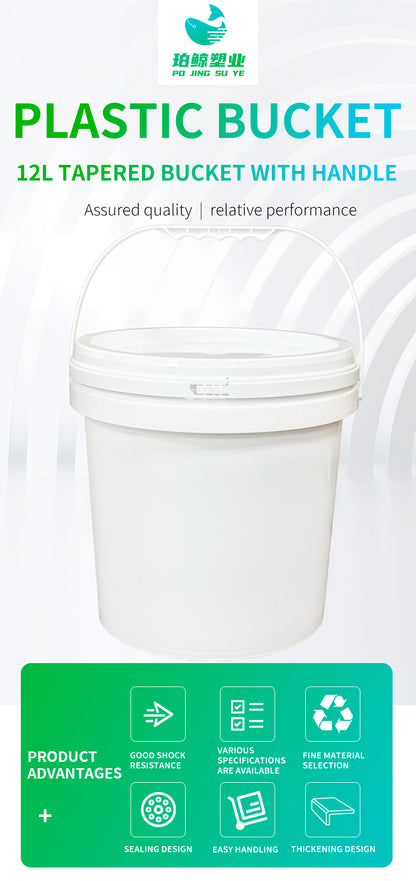 12l plastic bucket