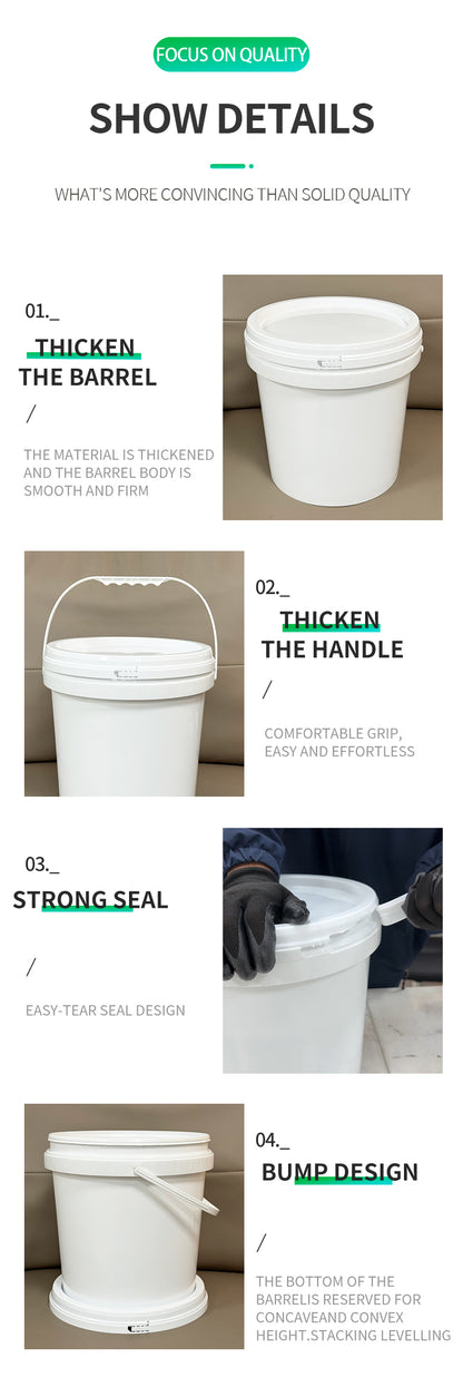 12l plastic bucket