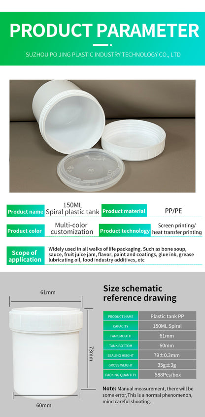 0.15l jars with screw lids