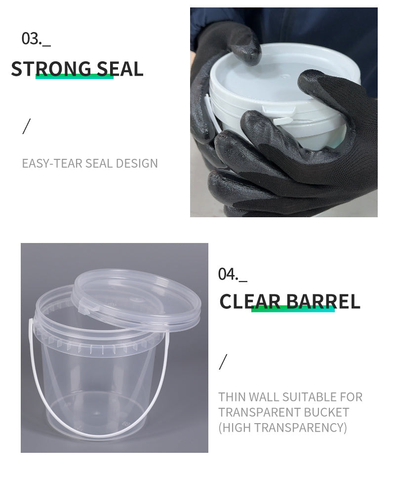 1l plastic barrels with handles