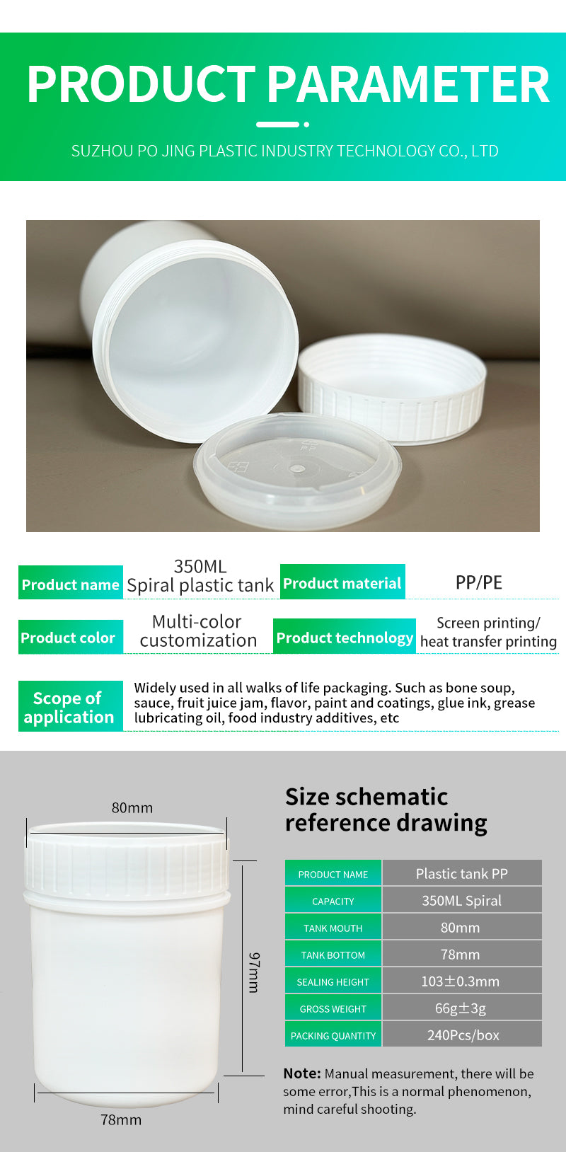 0.35l jars with screw lids