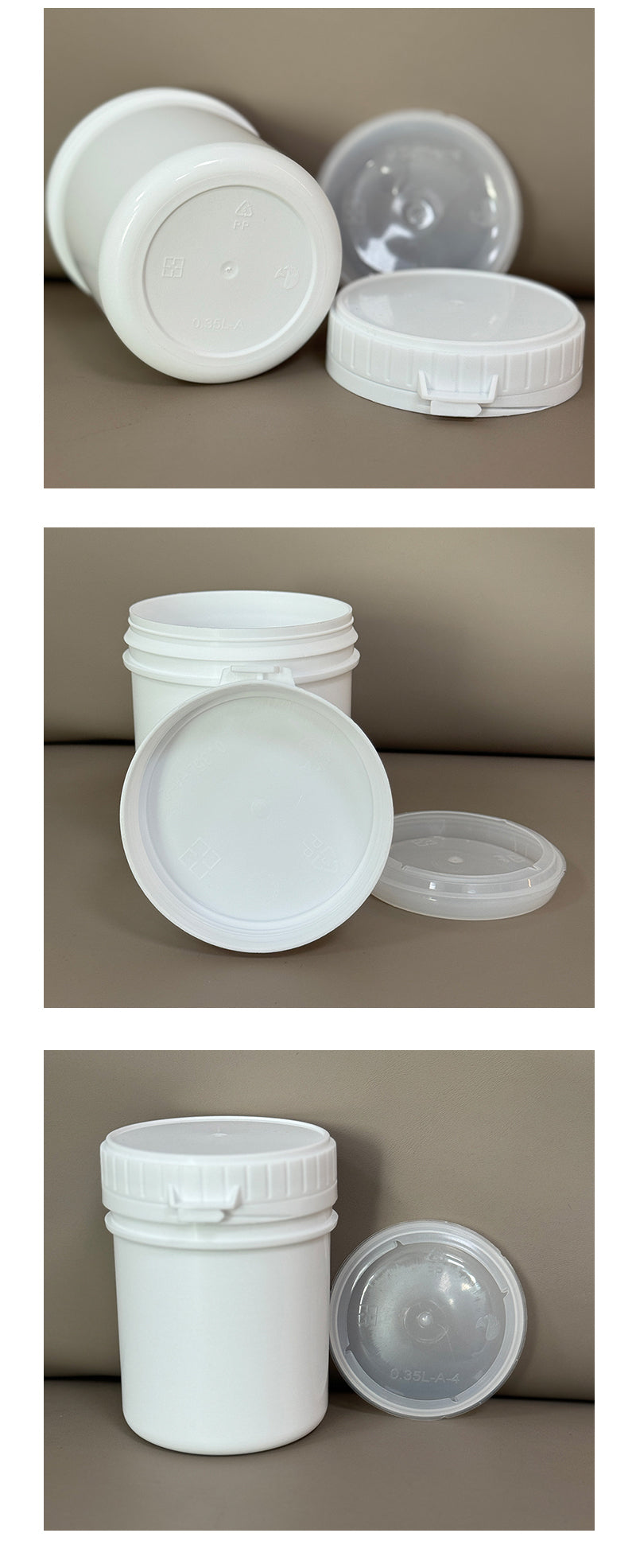 0.35l jars with tear strip lids