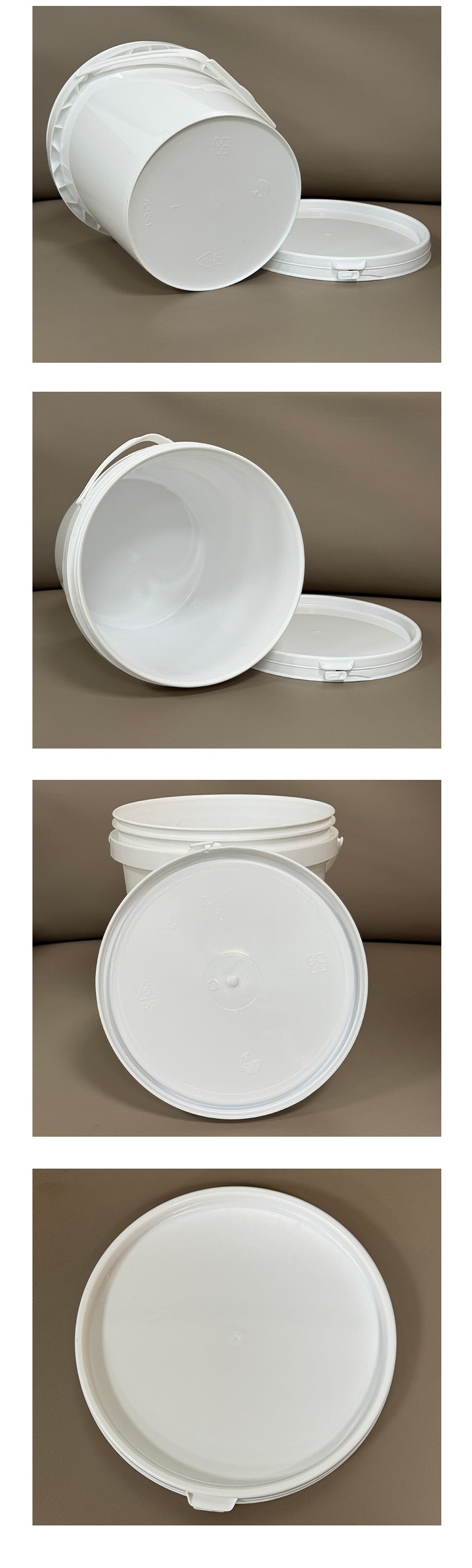 3l plastic buckets with handles