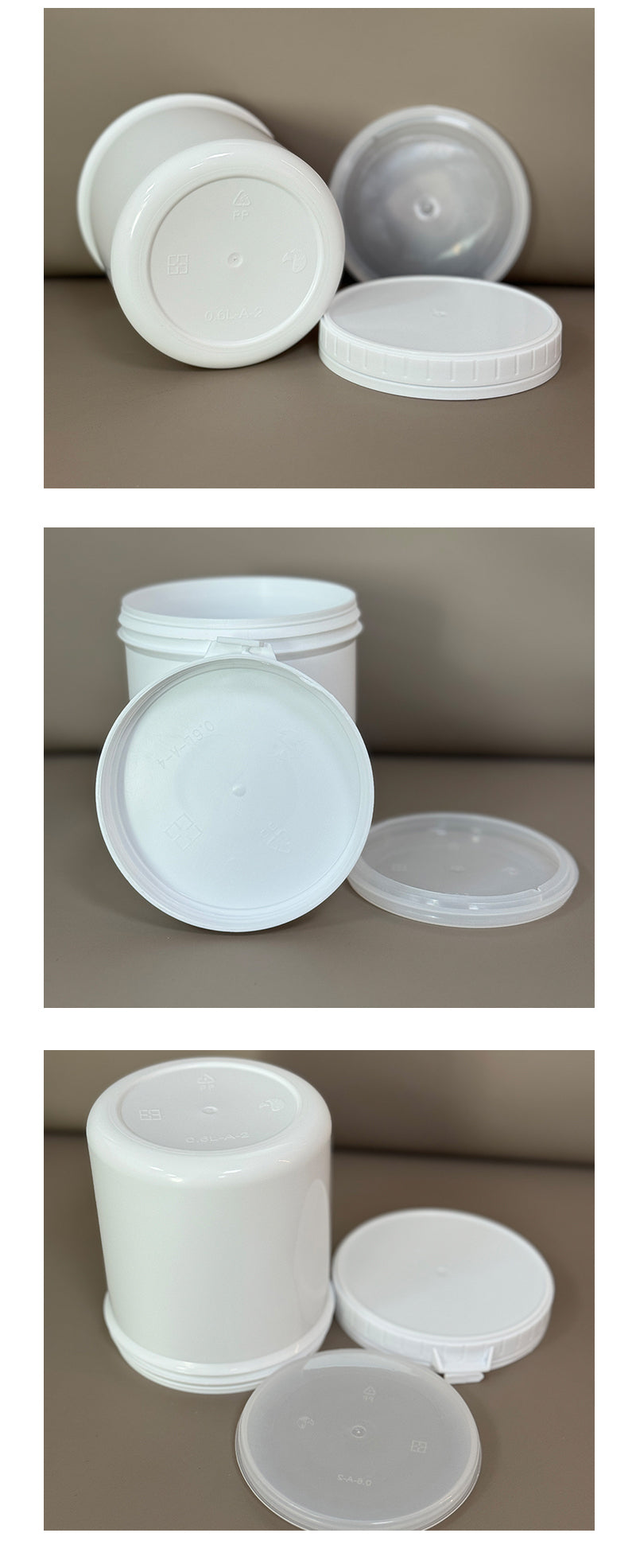 0.6l jars with tear strip lids